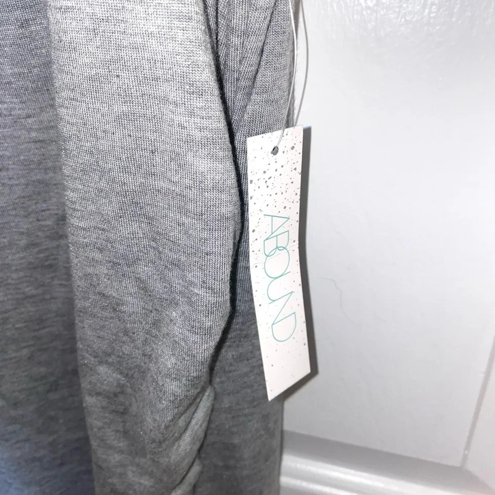 NWT Gray Ruched Tank Dress - Picture 6 of 6